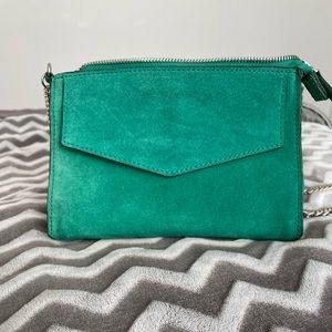 Zara suede shoulder bag